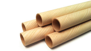 LignoTUBE Holzrohre – der neue Holzwerkstoff für Hohlprofile - standard Sortiment