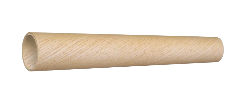 LignoTUBE wood tube standard ash perspective